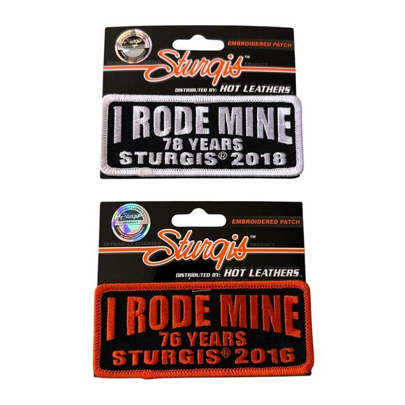 Lot of Sturgis Patches Pin NEW Motorcycle Bike Rally Biker - Picture 5 of 7
